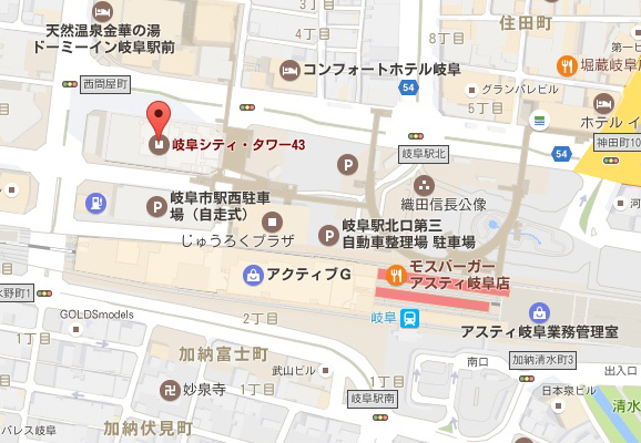 岐阜オフィス地図