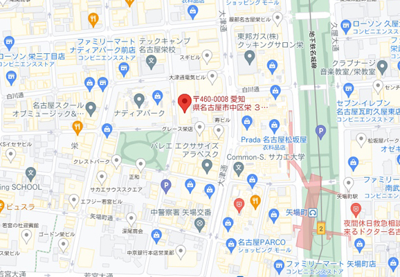 名古屋オフィス地図